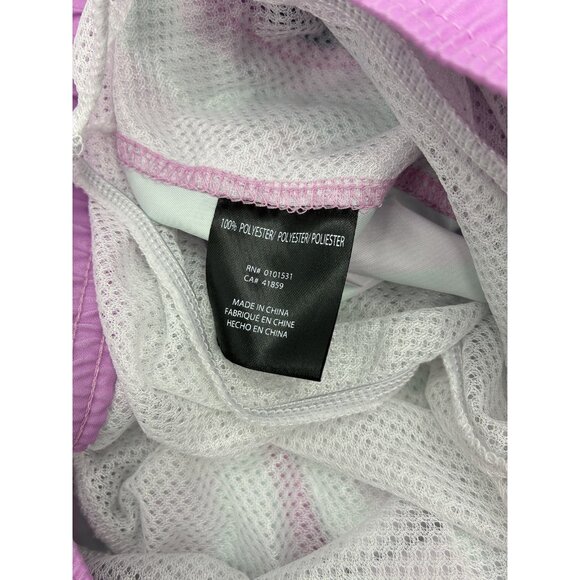 Mad Engine Mens Swim Trunks Size 2XL Pink Blue Stripe Summer Beachwear - Picture 3 of 6